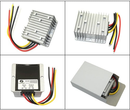 48V to 13.8V 15A 207W regulator DC converter high power car boost module