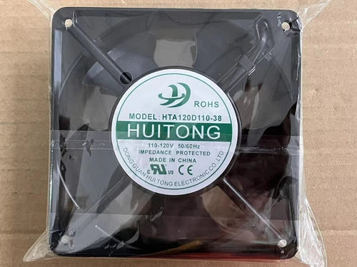 1PC  12CM double ball metal cooling fan HTA120D110-38 110-120V 50/60Hz
