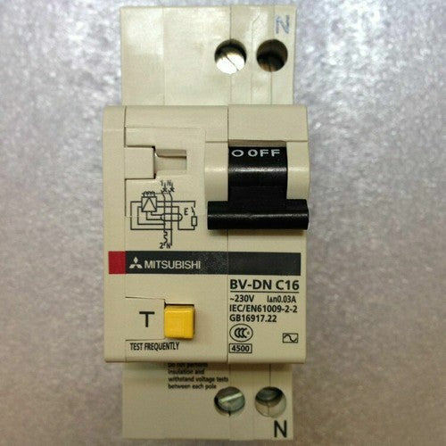 Mitsubishi Residual-current Circuit Breaker BV-DN 1P+N 2P C16 16A