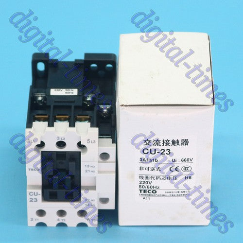 TECO CU-23 CU23 220VAC AC Contactor Quality assurance#LJ