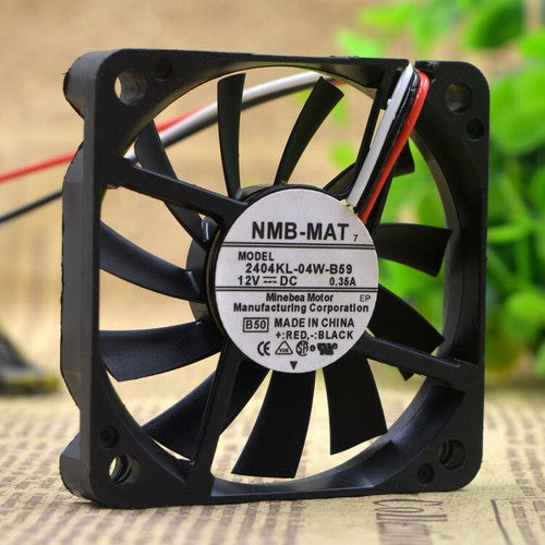 NMB 6010 6CM 2404KL-04W-B59 12V 0.35A 3 Wire Mitsubishi Speed Cooling Fan
