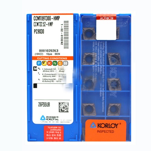 KORLOY CCMT09T308-HMP PC9030 Carbide Inserts CNC