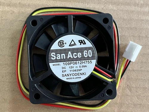 1PC  inverter cooling fan  6015 6CM 109P0612H755 12V 0.09A
