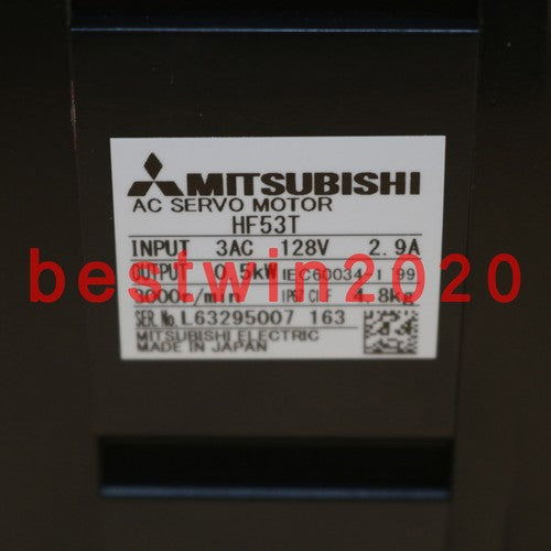 1PCS  Mitsubishi HF53T-A47 HF53T-A47 AC Servo Motor 0.5KW FAST SHIP