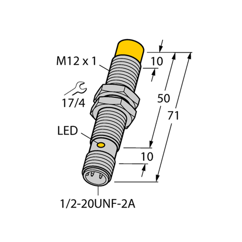 TURCK NI8U-G12-ADZ32X-B3131 4281105 Inductive sensor
