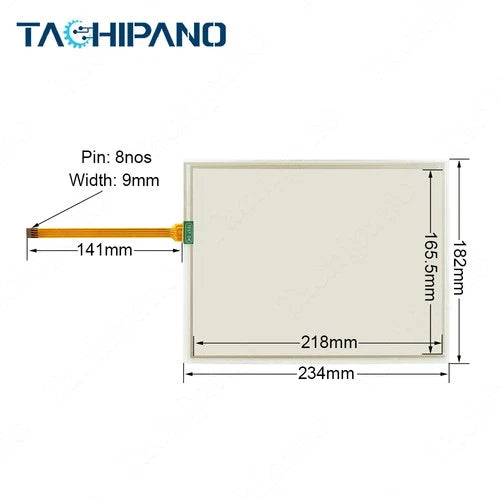 1SET Touch Screen for  HMIGTO5310 HMIGTO5315 + Overlay HMIGTO5310 HMIGTO5315