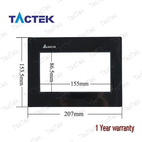 1SET Touch Screen Panel Glass Digitizer for  DOP-B07S410 + Overlay DOP-B07S410