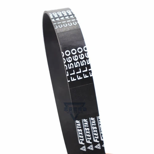 1pcs    10/15/20/25FL280mm Thickness 1.5mm Rubber Seamless Flat Belt