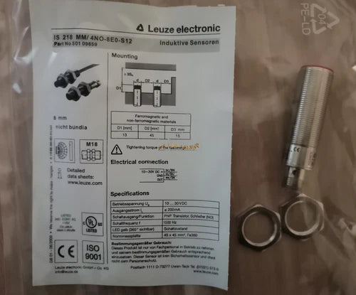 1PC  For   Sensor IS 218 MM/4NO-8E0-S12 50109701 218MM/4NO-8E0-S12