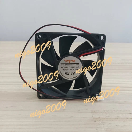 1PC host chassis cooling fan    TD8025HS 12V 0.17A 8CM 8025