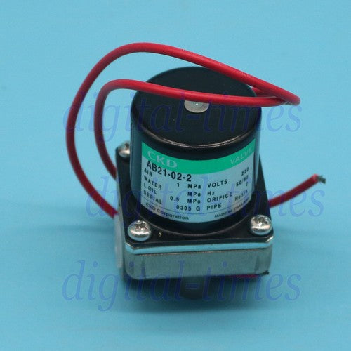 One For CKD  AB21-02-2-AC220V AB21-02-2 AC220V solenoid valve Free Shipping