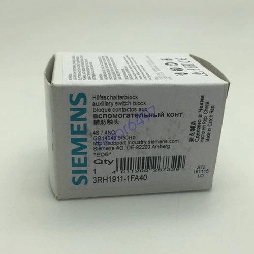 1PC    Auxiliary Contact  3RH1911-1FA40