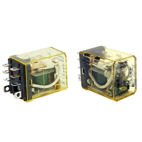10Pcs  Intermediate Relay 10A 240VAC 8Pins DPDT  RH2B-UL DC24V 24VDC