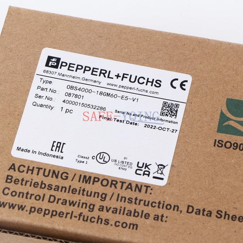One Pepperl + Fuchs OBS4000-18GM60-E5-V1 Proximity Sensors