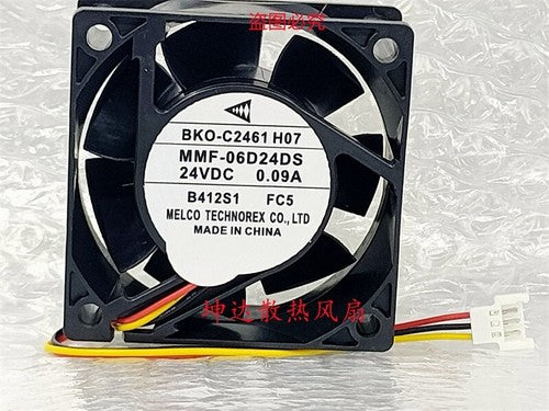 1 PCS MELCO Fan MMF-06D24DS-FC5 DC 24V 6025 6CM 3 Pin inverter cooling fan
