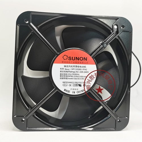 1 PCS SUNON Fan MFC20060-1PA2 AC220V 20060 20CM chassis/cabinet cooling fan
