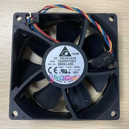 1 pc PWM Cooling Fan 8025 DC12V 0.50A 8CM 4Pin- . QUR0812SH-BW08