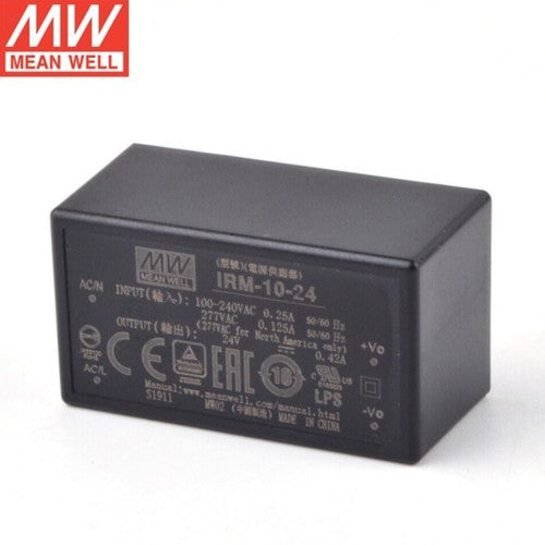 Mean Well IRM-10 switching power supply 3.3V5V9V12V24V pin type 10W AC-DC module
