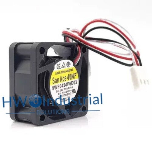 Sanyo A90L-0001-0507#A 9WF0424F6F03 for Fanuc System Fan 24V 0.076A