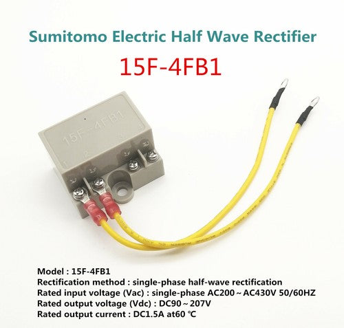 15F-4FB1 Sumitomo Motor Brake Rectifier Single-ph AC200～430V 50/60HZ DC90～207V