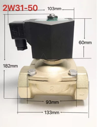 1PC  2W31-50/DC24V Solenoid valve