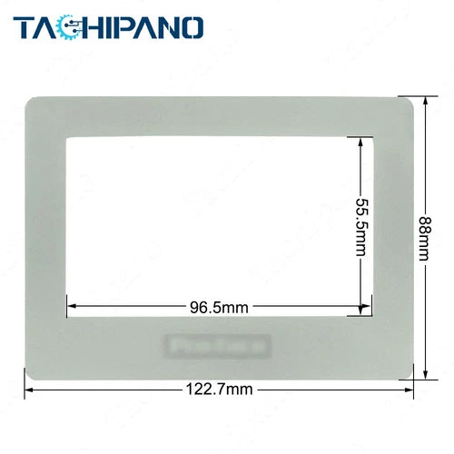 Touch Screen for PFXGP4114T2D 4.3 inch Panel Glass with Front Overlay GP-4114T