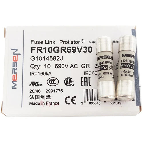 10pc  Fuse Link Protistor FR10GR69V30 ( 30Amp) 30A 690Vac