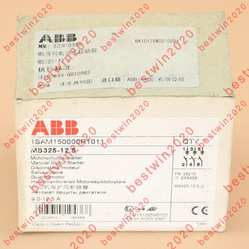 one  Abb MS325-12.5 9.0-12.5A MS325-12.5 ONE Year Warranty
