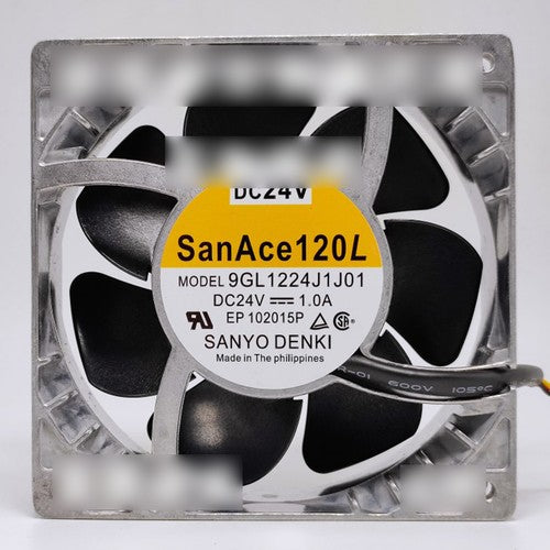 One For SANYO  9GL1224J1J01 24V 1.0A 12cm aluminum frame cooling fan