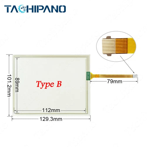 1SET  for 2711P-T6C20D with Touch Screen Glass 2711P-T6C20A Plastic Case