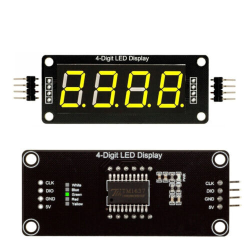 5 PCS TM1637 0.56"" 4-Bit LED Clock Tube Display for Arduino Red/Blue/Green-