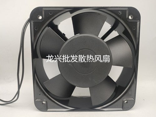 1 pcs HK-QK Fan HA1550BHL AC220V 38W 15050 15CM 2 WIRE Aluminum frame fan