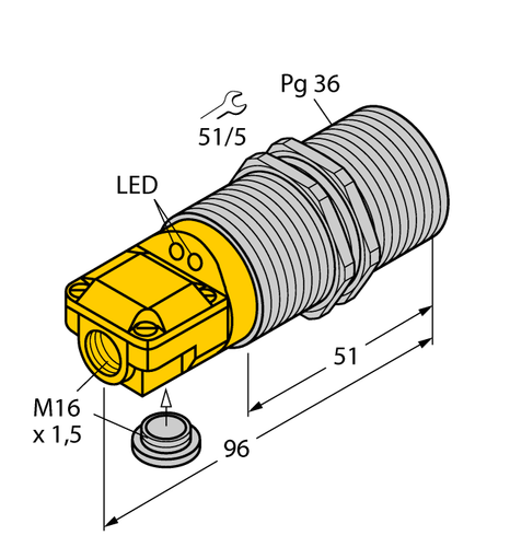 For TURCK BI25-G47SR-VP4X2 Inductive sensor 15648 PNP