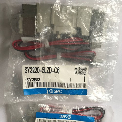 one SMC  SY3220-5LZD-C6 PLC SY3000 Solenoid Valve Free shipping