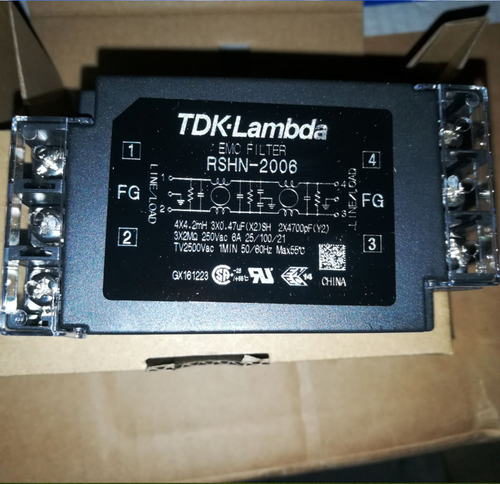 TDK Lambda RSHN-2006 High Attenuation 250VAC6A EMC Single Phase Power Filter