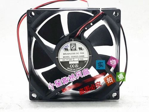 1PC  FANS waterproof inverter cooling fan  8CM OD8025-24MB 24V 0.10A IP55