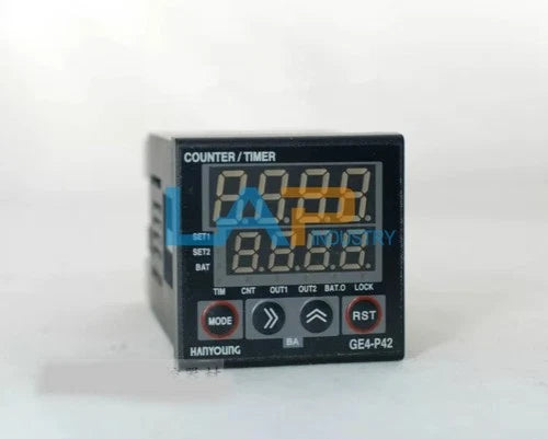 1PCS  GE4-P42A electronic timing counter 100-240VAC
