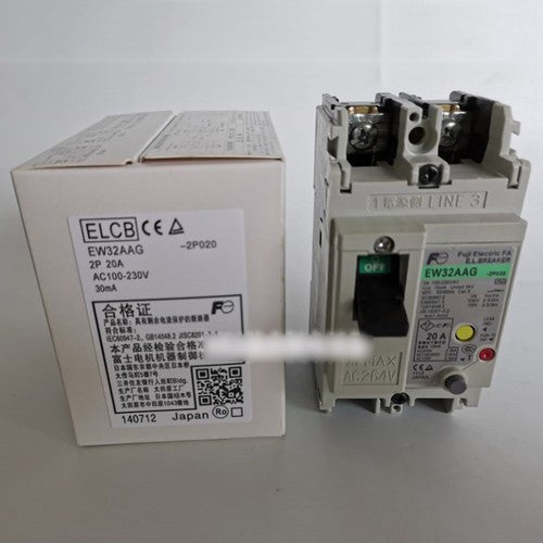 One  Circuit Breaker For FUJI EW32AAG 2P 20A Free Shipping