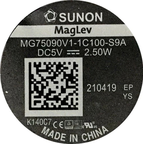 1pcs DC5V 2.50W 4-wire for MG75090V1-1C100-S9A  Cooling Fan