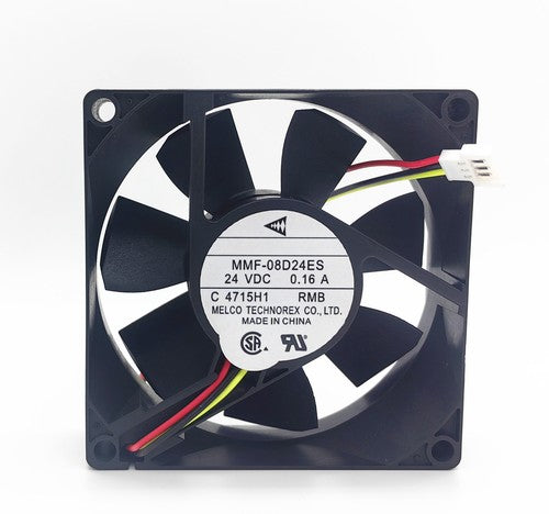 Fuji inverter Mitsubishi cooling fan MMF-08D24ES-RMB 8CM 8025 24V 0.16A 3pin