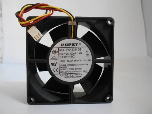 1PC MULTIFAN 3314GS PAPST Cooling Fan 24V 2.4W 100mA 92*92*32mm 3Pin  #P