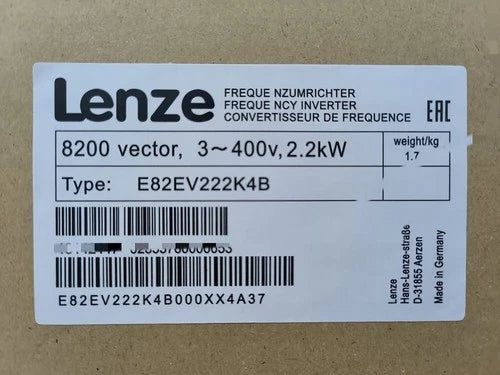 E82EV222K4B  LENZE E82EV222_4B Frequency Converter E82EV222-4B
