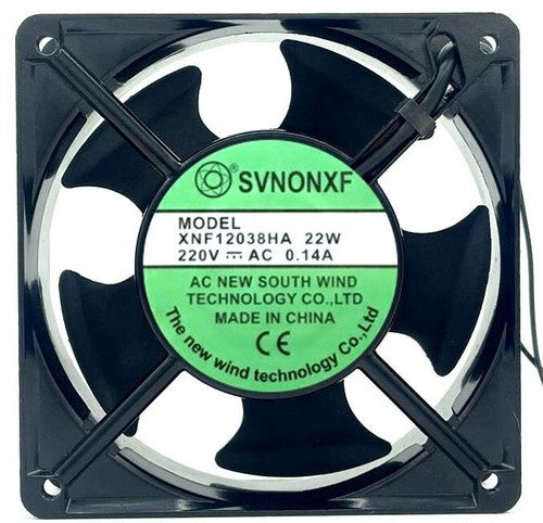 1 PCS SVNONXF Fan XNF12038HA AC 220V 12038 12CM 2 Wire Cabinet cooling fan