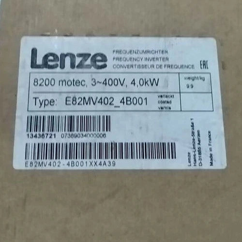 E82MV402_4B001 IPCS  Sealed  Lenze Frequency Inverter E82MV4024B001