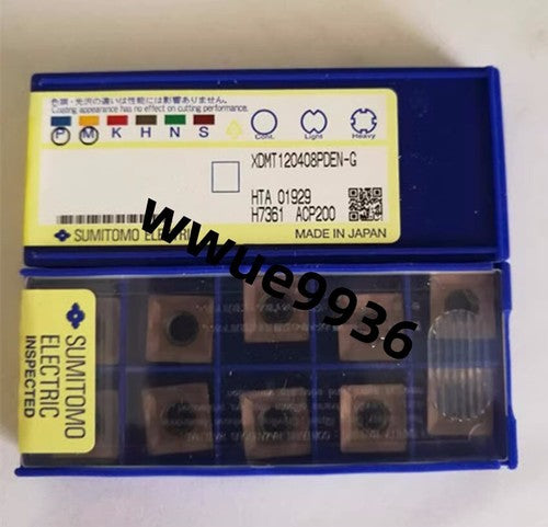 10pcs/Box SUMITOMO XDMT120408PDEN-G ACP200 Carbide Inserts Turning Blade