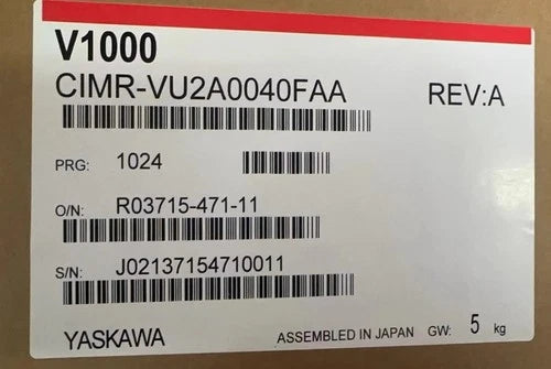 CIMR-VU2A0040FAA  Yaskawa CIMRVU2A0040FAA Inverter Drive