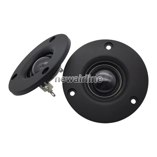 2pcs  Silk Film Tweeter Treble Speaker Audio Loudspeaker 74mm 3" inch 4/6Ohm 20W