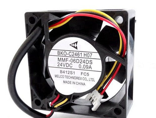 1PCS MITSUBISHI BKO-C2461H07 MMF-06D24DS-FC5 fan DC24V 0.09A 60*60*25mm