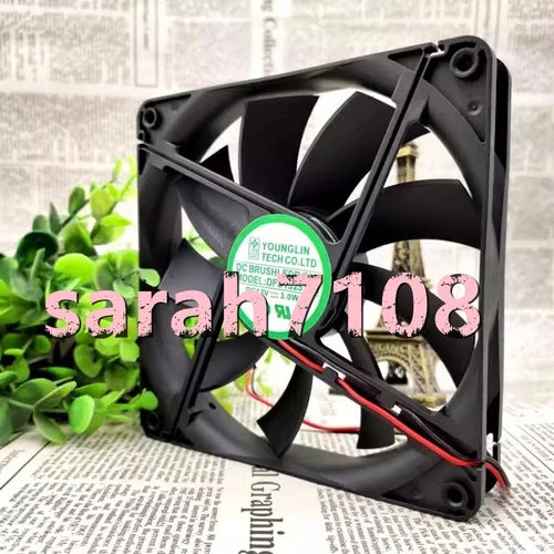 1PC cooling fan 2-wire B1   DFS132512H 12V 3.0W 13.5CM
