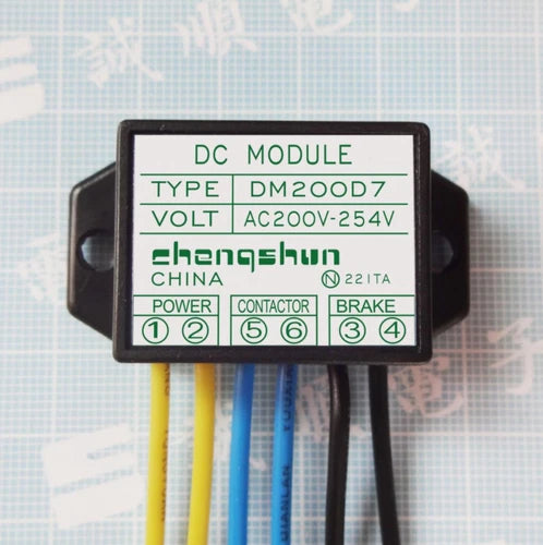 Rectifier DC MODULE DM200D7 AC200V-254V Motor Brake Rectifier